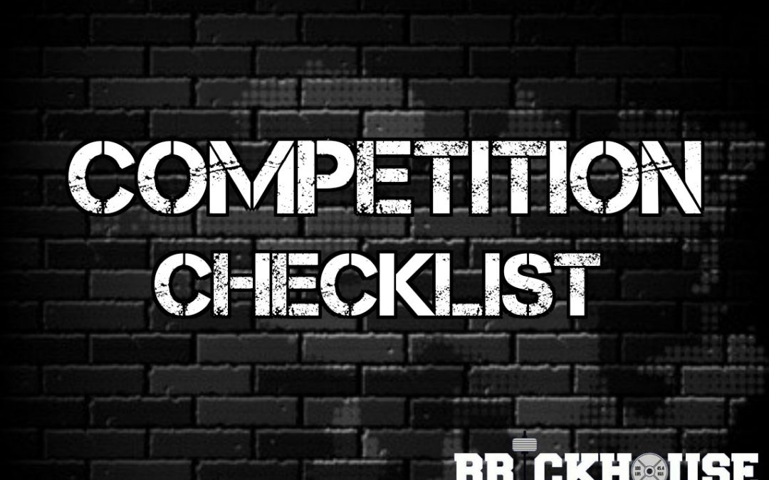 Competition Checklist